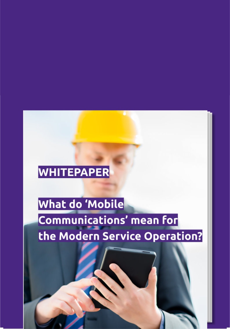 Front cover - What do mobile comms mean for service operations v3